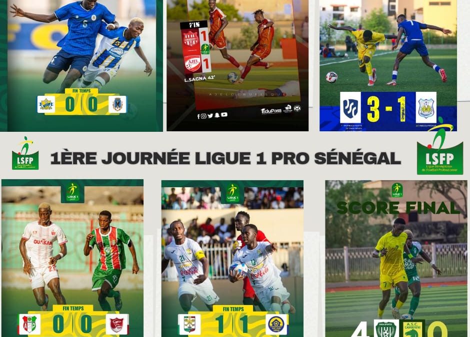 LIGUE 1 PRO – 1ère Journée : Une reprise intense sur toutes les pelouses